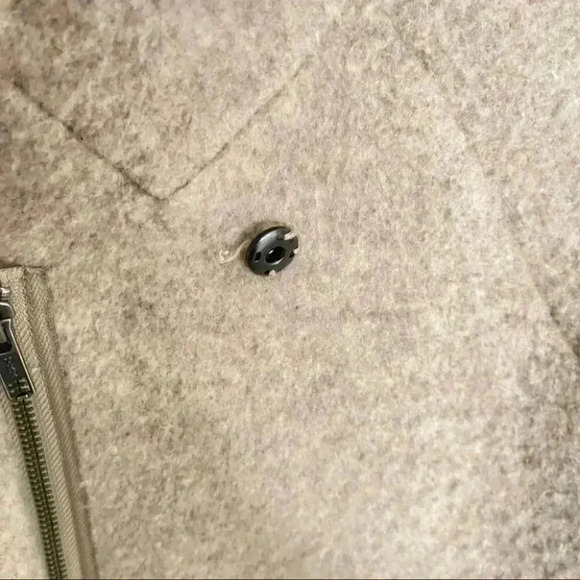 Marine Layer Stephanie Cocoon Coat Sand Neutral Chic Minimalist Size XS - Picture 6 of 9